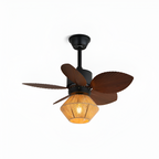 Ventilador de Techo Tropical Coastal - Pantalla Tejida