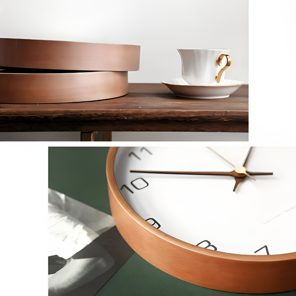 Reloj Pared Silencioso Minimalista - Analógico