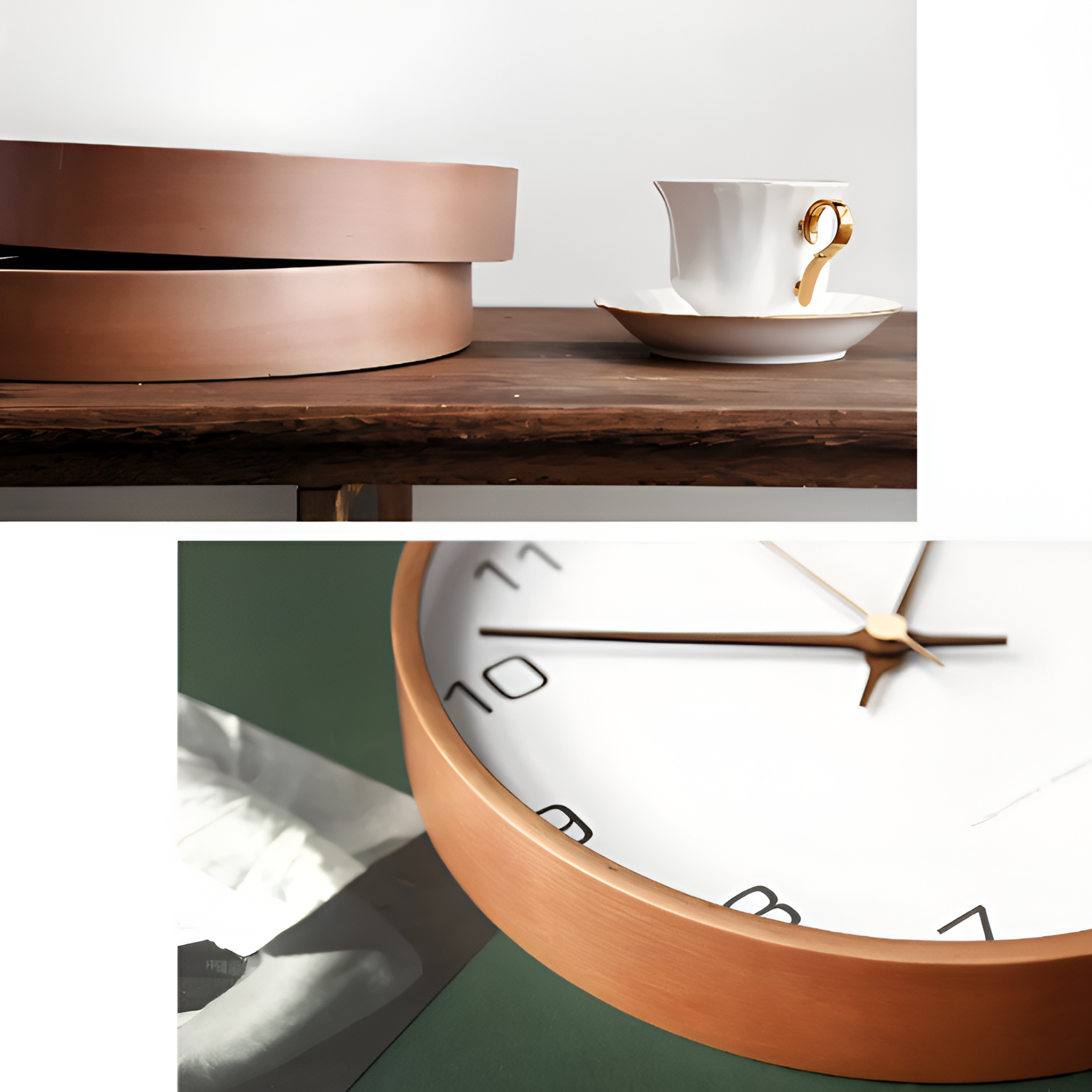 Reloj Pared Silencioso Minimalista - Analógico