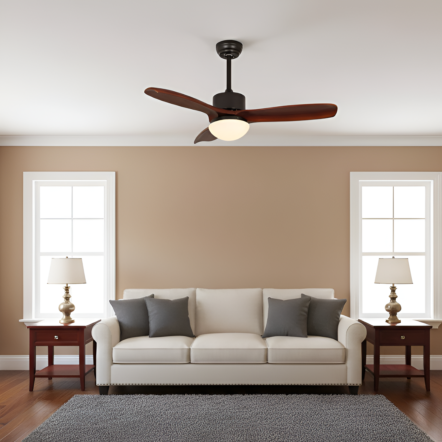 Ventilador Techo Aerodinámico Minimalista - Integrado