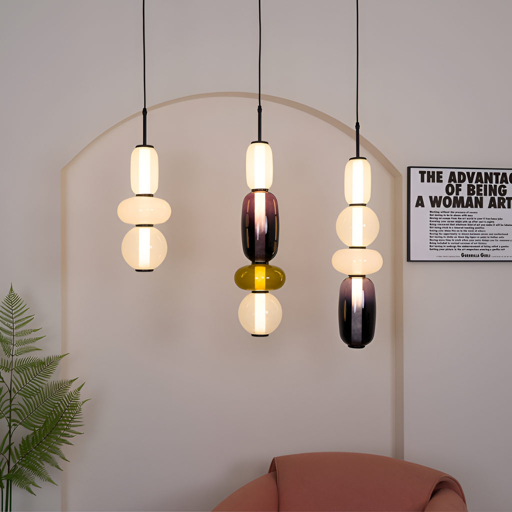 Lámpara Colgante Minimalista de Mediados de Siglo - Modular