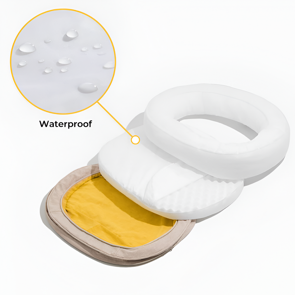 Cama Nido de Felpa para Mascotas - Relajante