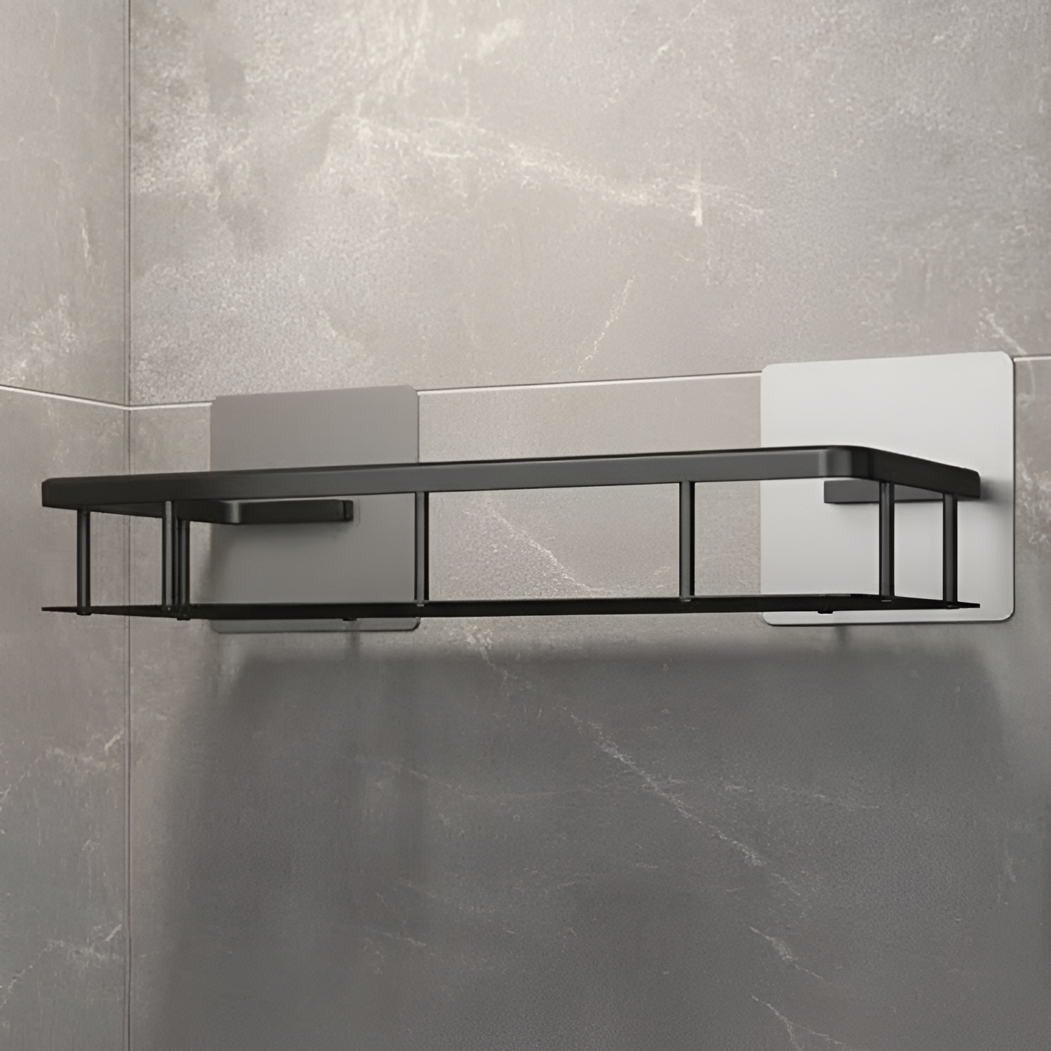 Caddy de Pared Adhesivo Minimalista - Ahorro de Espacio