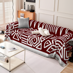 Manta Geométrica para Sofá - Decoración Bohemio
