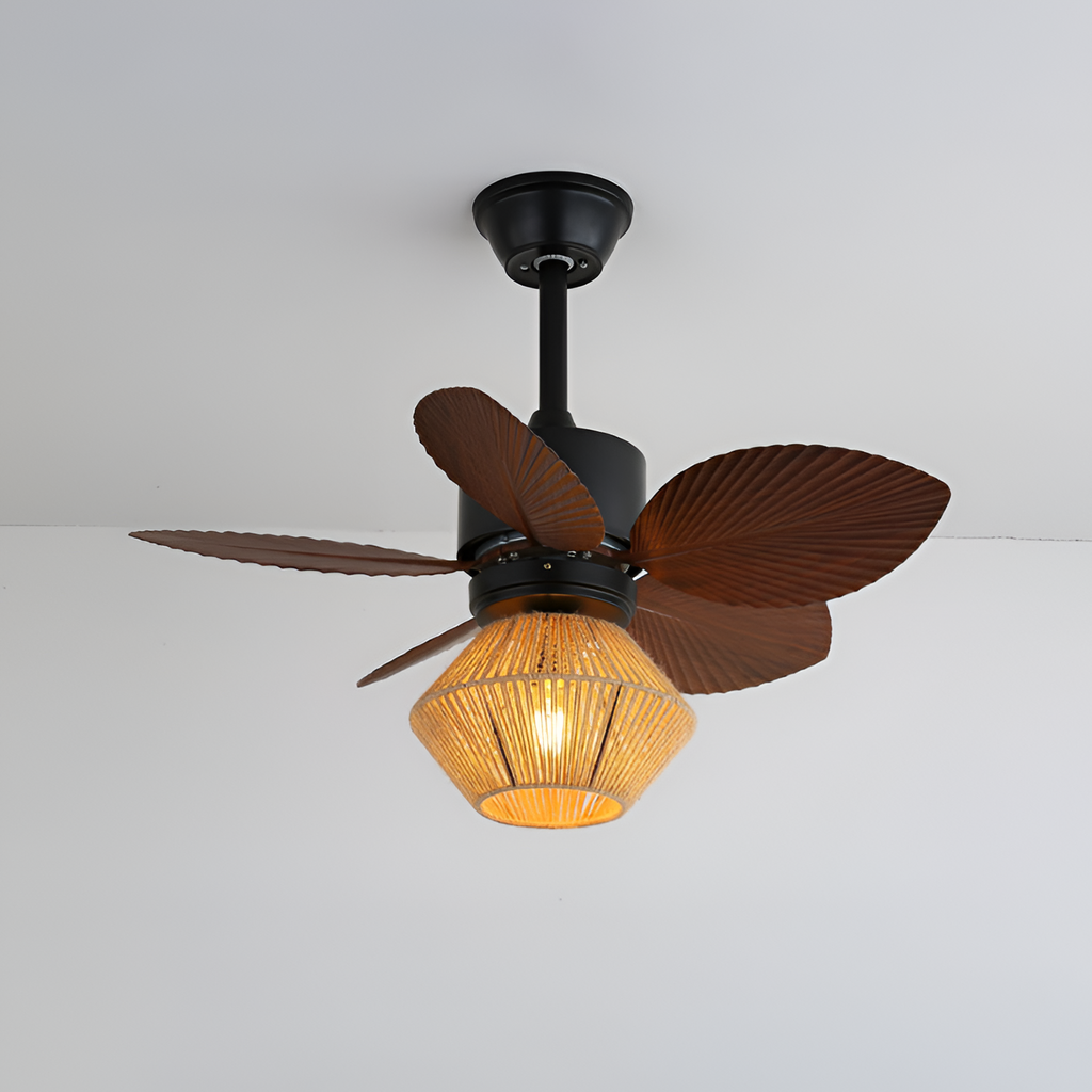 Ventilador de Techo Tropical Coastal - Pantalla Tejida