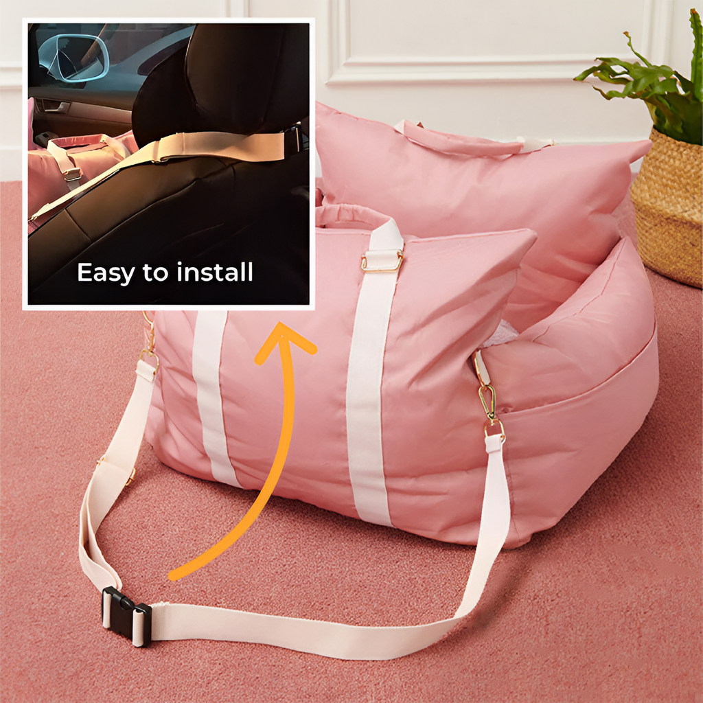 Cojín Acolchado Monocromático para Asiento - Ajustable
