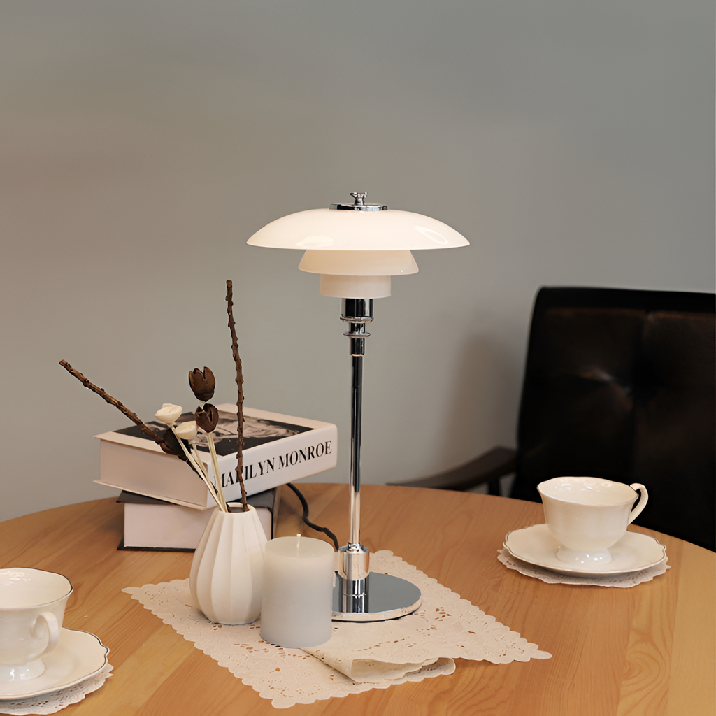Lámpara de Mesa Modernista - Iluminación Ambiental para Salón