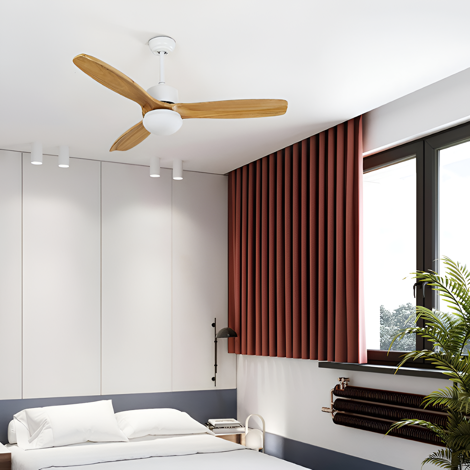 Ventilador Techo Aerodinámico Minimalista - Integrado