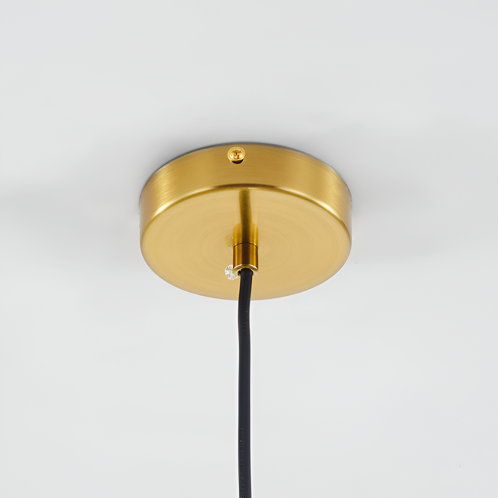 Lámpara Colgante Minimalista de Vidrio - Cableada