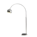 Lámpara de Pie de Arco Angulada Minimalista - Ajustable