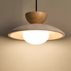 Lámpara Colgante de Travertino Minimalista - Geométrica