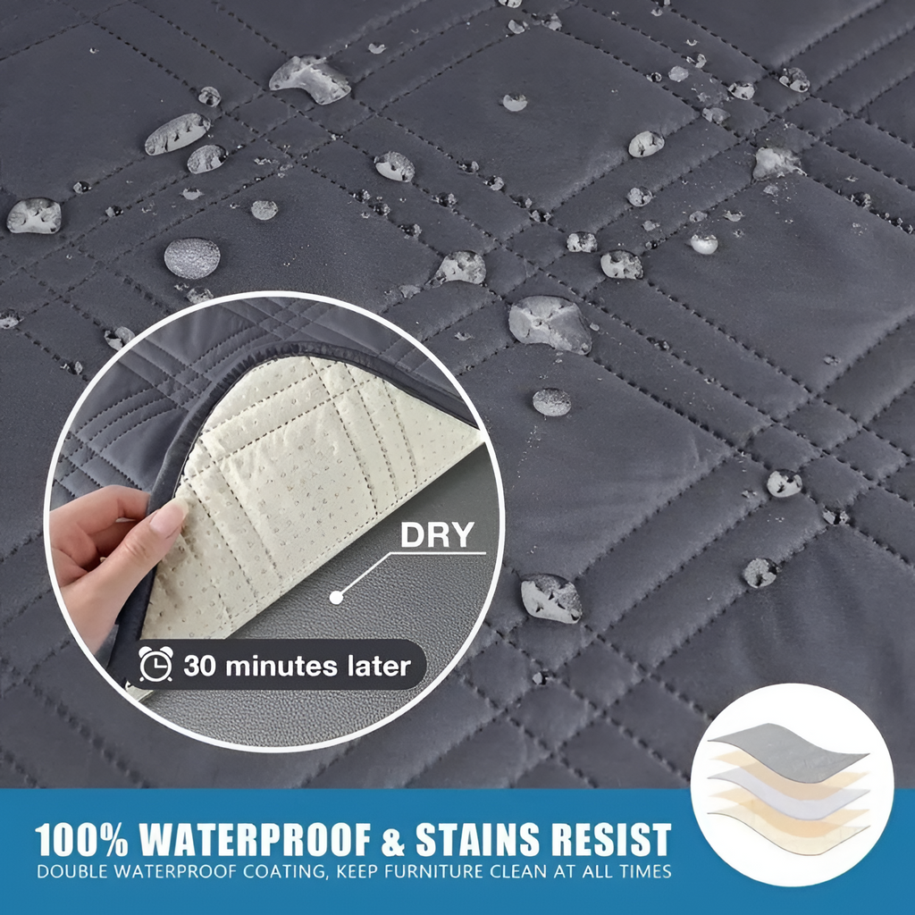 Funda Protectora Acolchada para Sillón - Diseño Reclinable