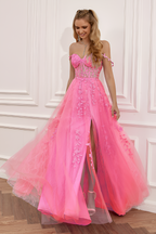 Vestido De Baile Floral Con Hombros Descubiertos Para Mujer - Boda De Verano