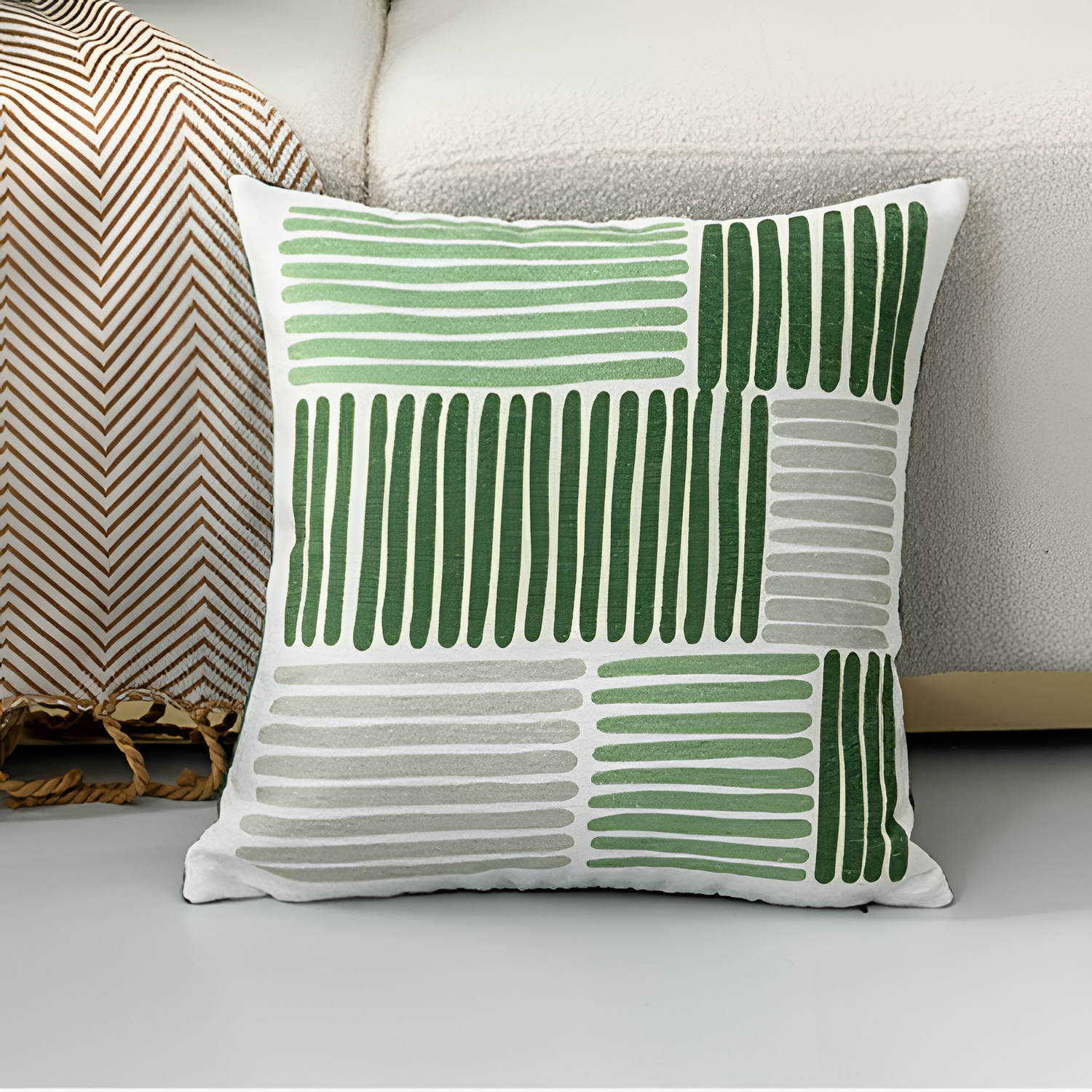 Cojín Decorativo Abstracto - Funda para Sofá