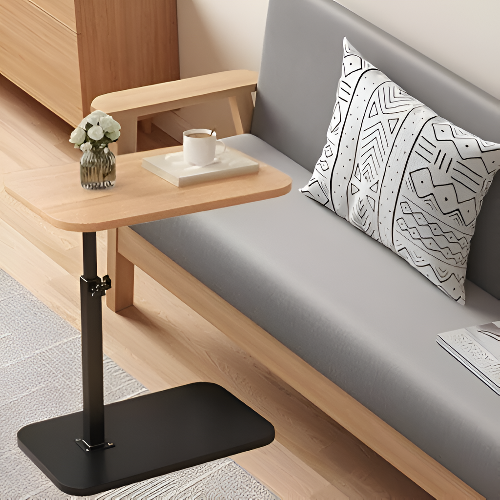 Mesa Lateral Ajustable Minimalista - Funcional