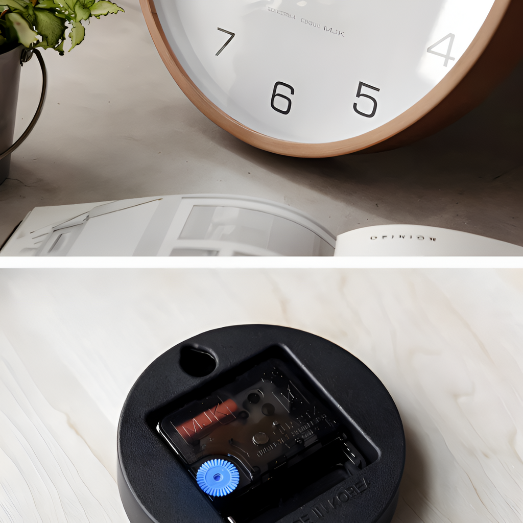 Reloj Pared Silencioso Minimalista - Analógico