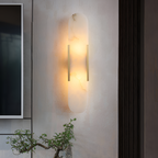 Aplique de Pared Alargado Minimalista - Alabastro