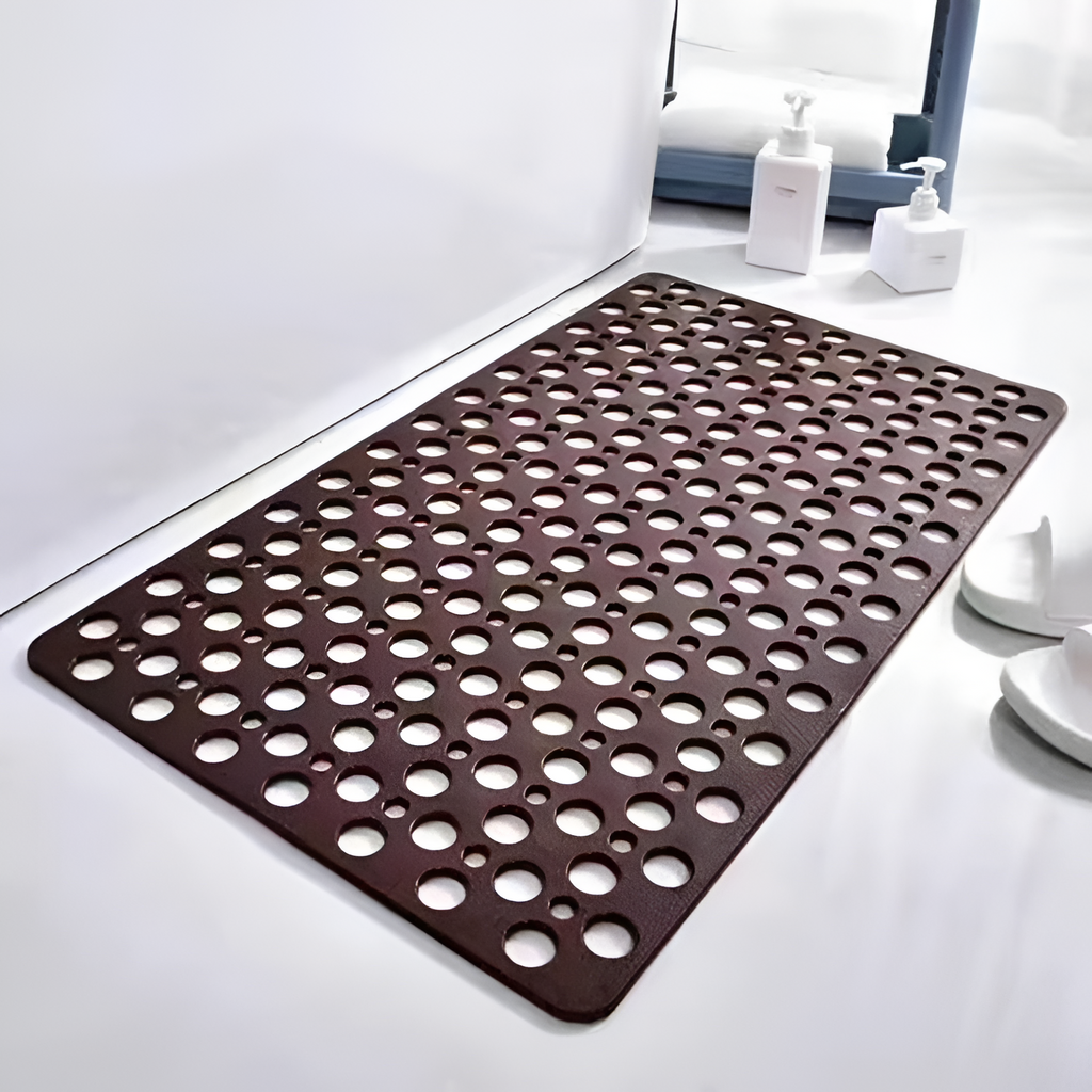 Alfombrilla Antideslizante - Baño y Ducha - Diseño de Círculos