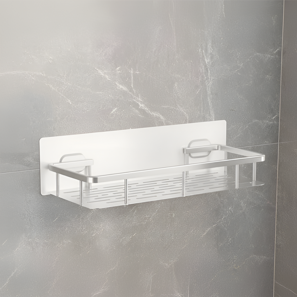 Caddy de Pared Adhesivo Minimalista - Ahorro de Espacio