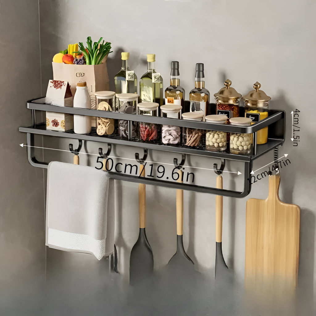 Estante Organizador De Pared Minimalista - Ranurado