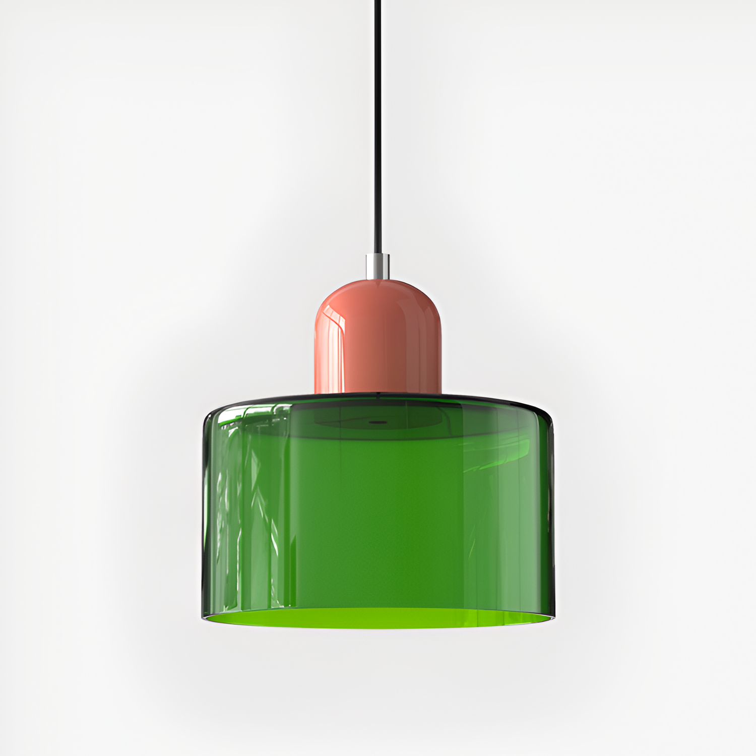 Lámpara Colgante Bicolor Moderna - Luz de Techo Minimalista