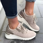 Tenis Para Mujer Con Cremallera Lateral Y Cordones - Brunch De Fin De Semana