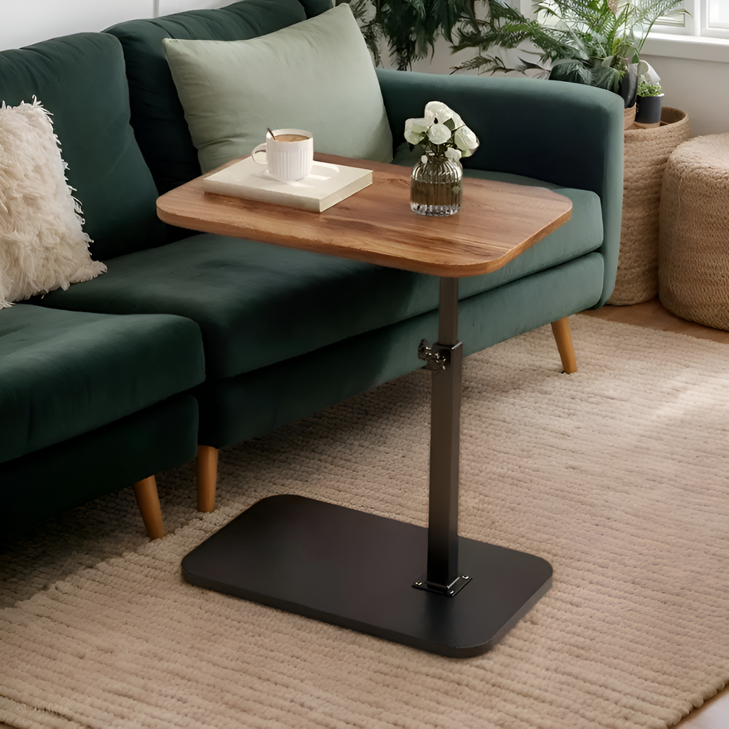 Mesa Lateral Ajustable Minimalista - Funcional