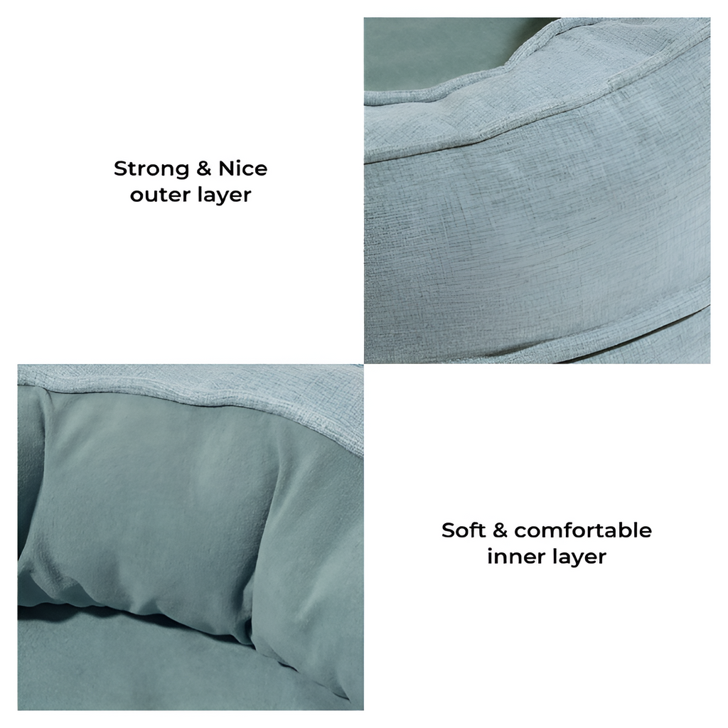 Cama Nido de Felpa para Mascotas - Relajante