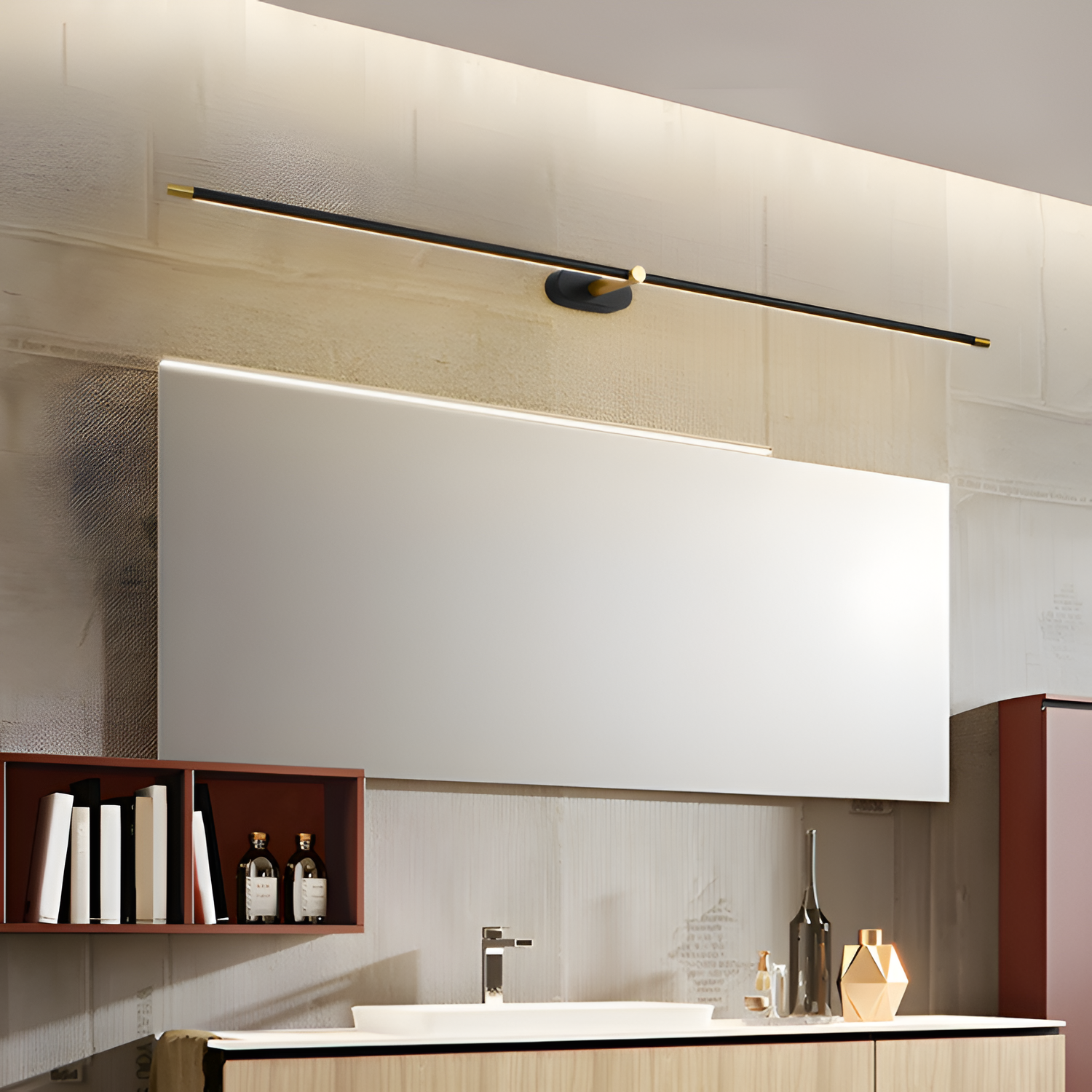 Lámpara Lineal de Pared - Giratoria