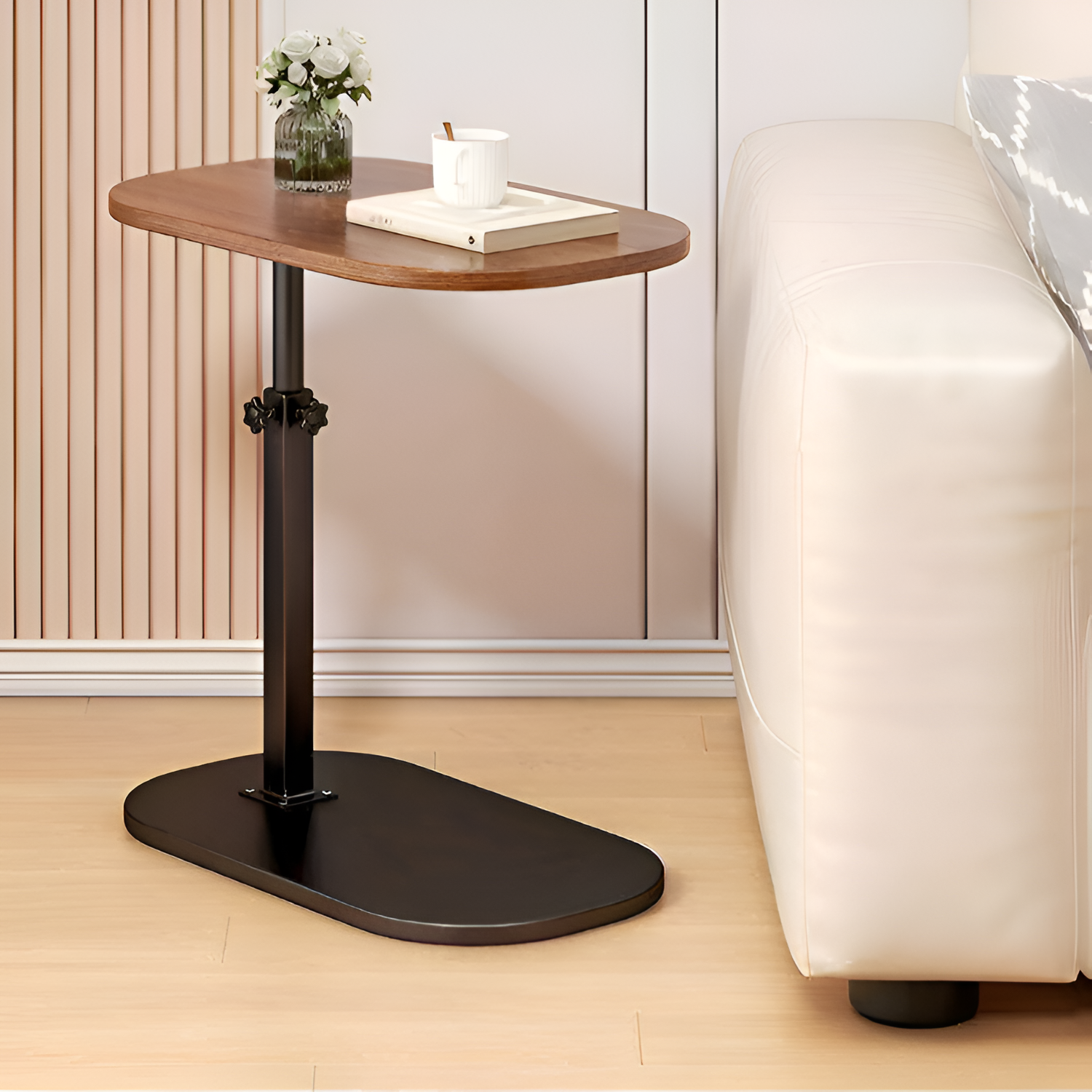Mesa Lateral Ajustable Minimalista - Funcional