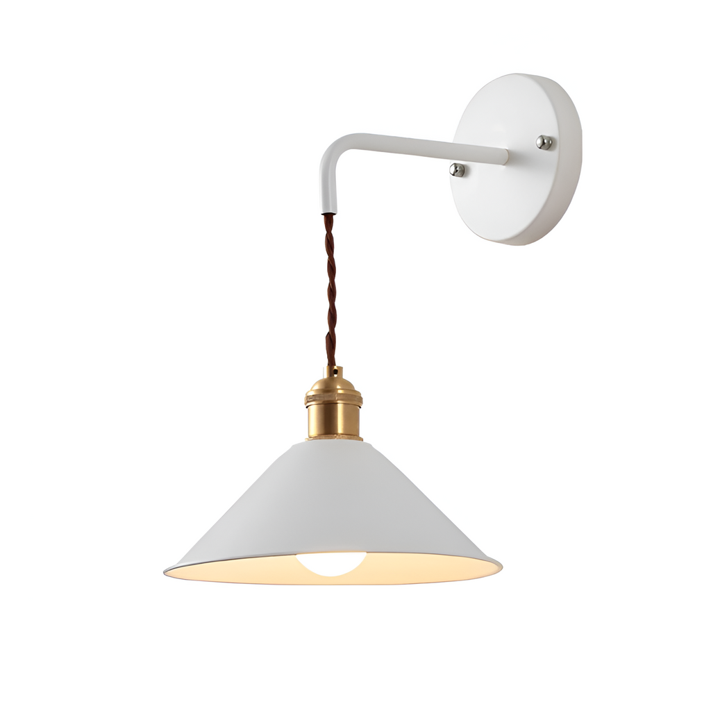 Aplique Pared Industrial Retro - Cable Trenzado