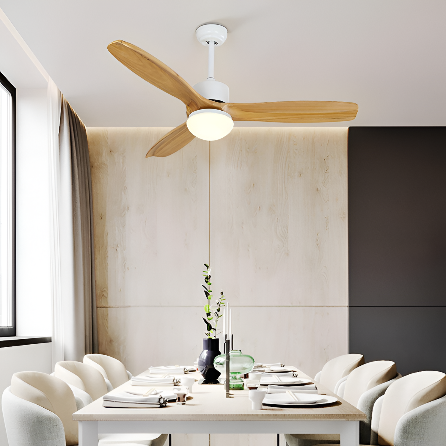 Ventilador Techo Aerodinámico Minimalista - Integrado