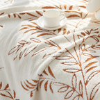 Funda de Sofá con Estampado Botánico - Manta Decorativa