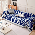 Manta Geométrica para Sofá - Decoración Bohemio