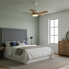 Ventilador de Techo con Aspas Curvas Minimalista - Regulable