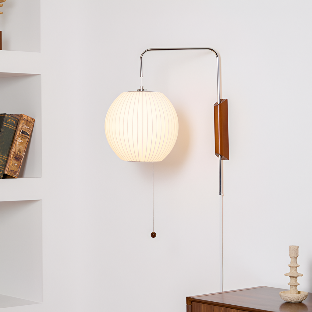 Aplique Pared Minimalista Mid-Century - Brazo Móvil