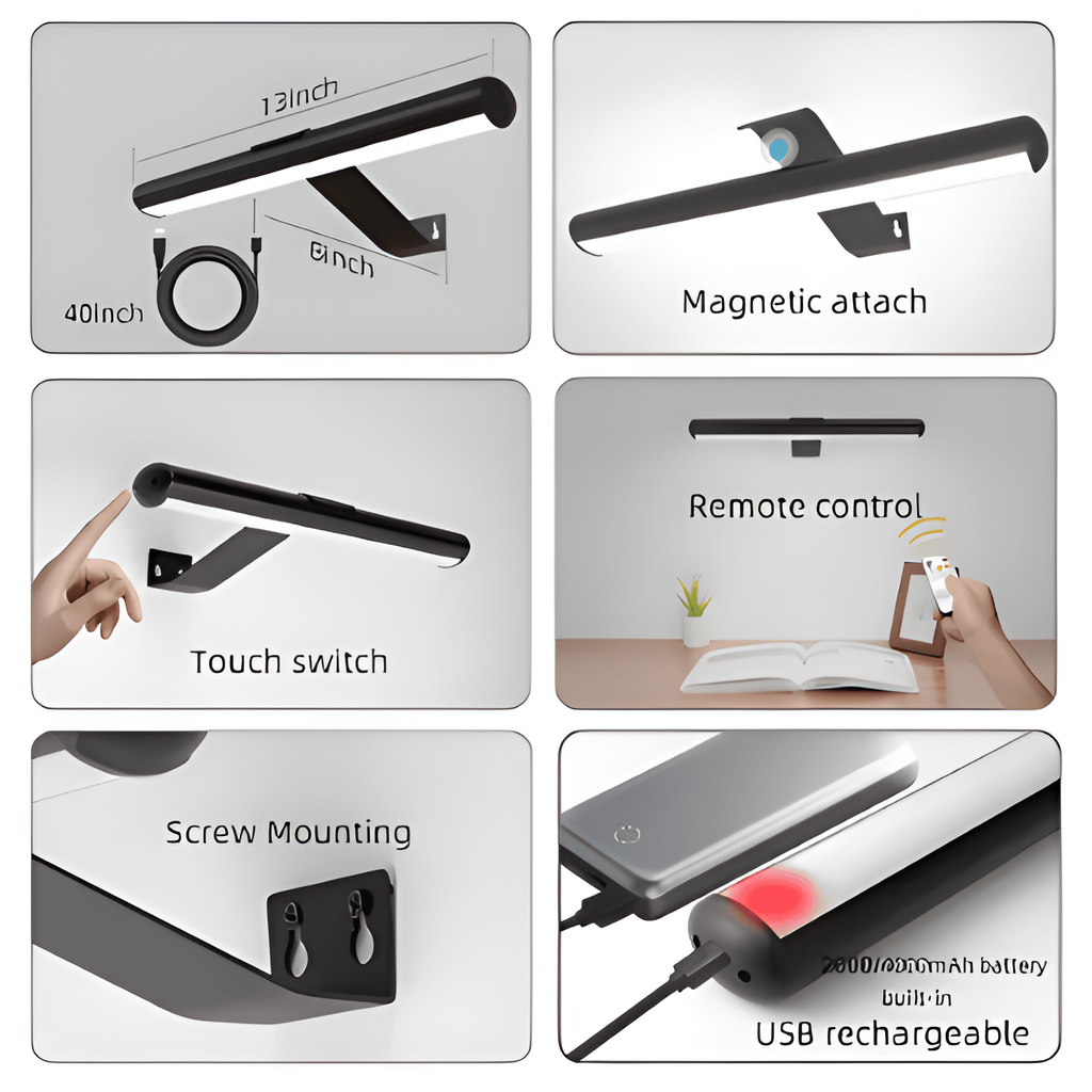 Luz De Cuadro Atenuable Minimalista - Ajustable