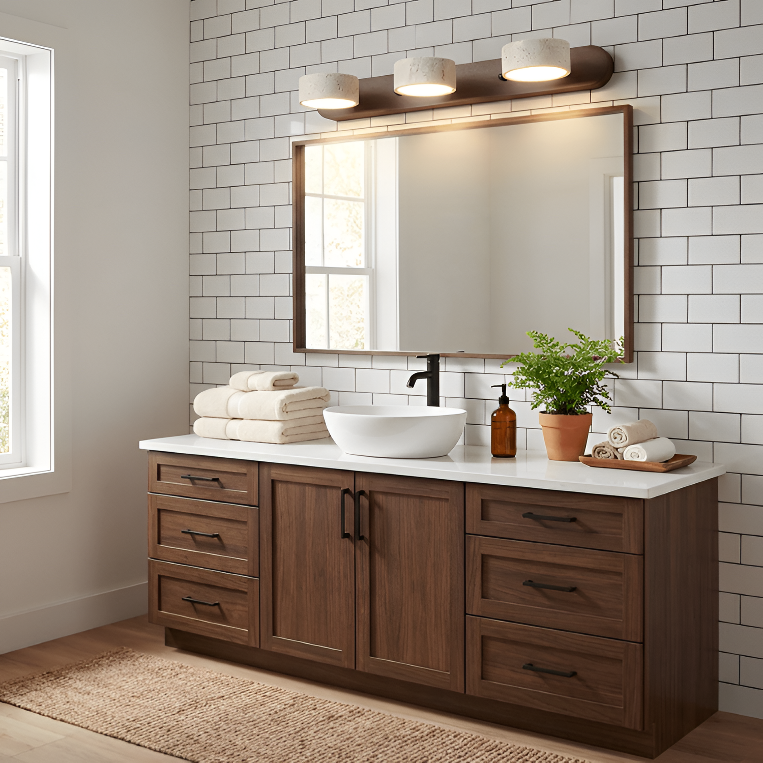 Lámpara de Pared Travertine Minimalista - Ajustable