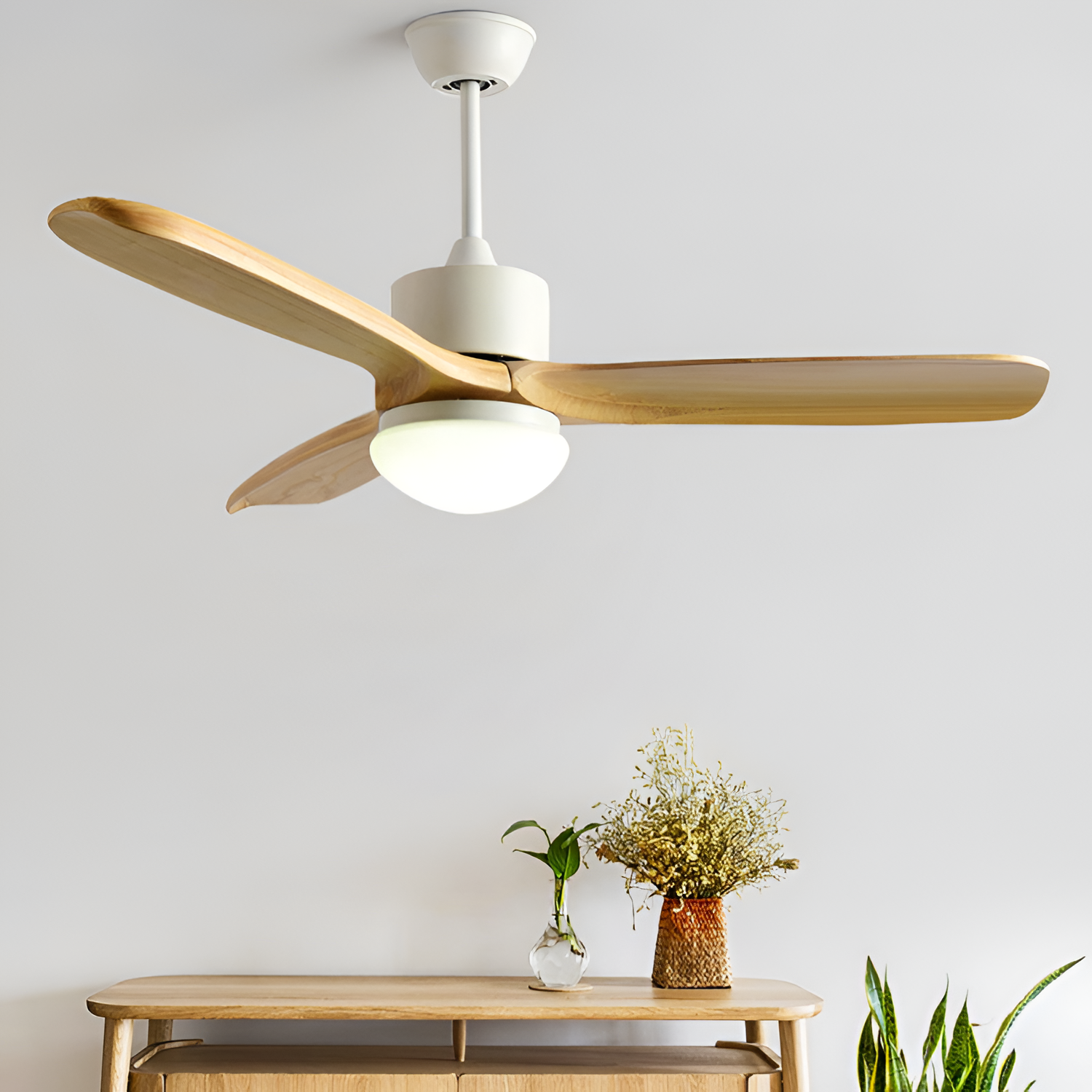 Ventilador Techo Aerodinámico Minimalista - Integrado