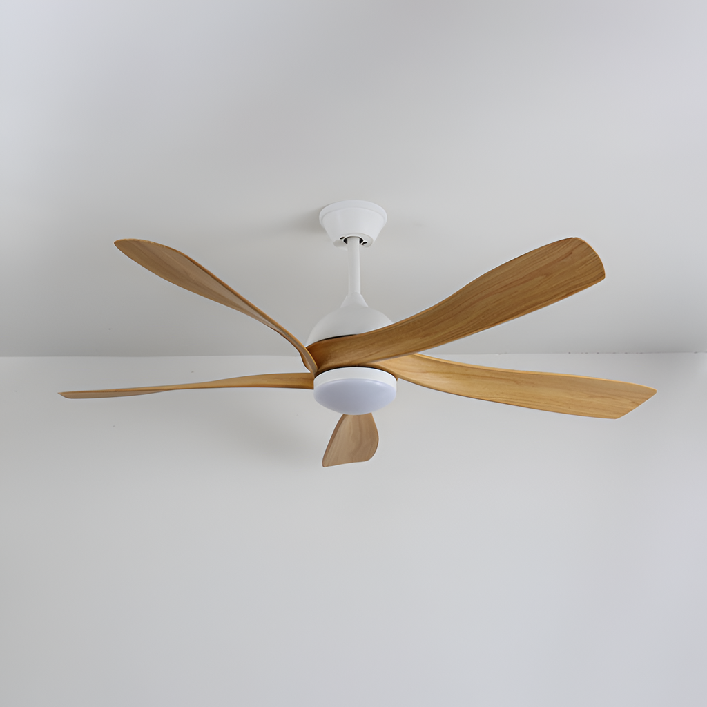 Ventilador de Techo con Aspas Curvas Minimalista - Regulable