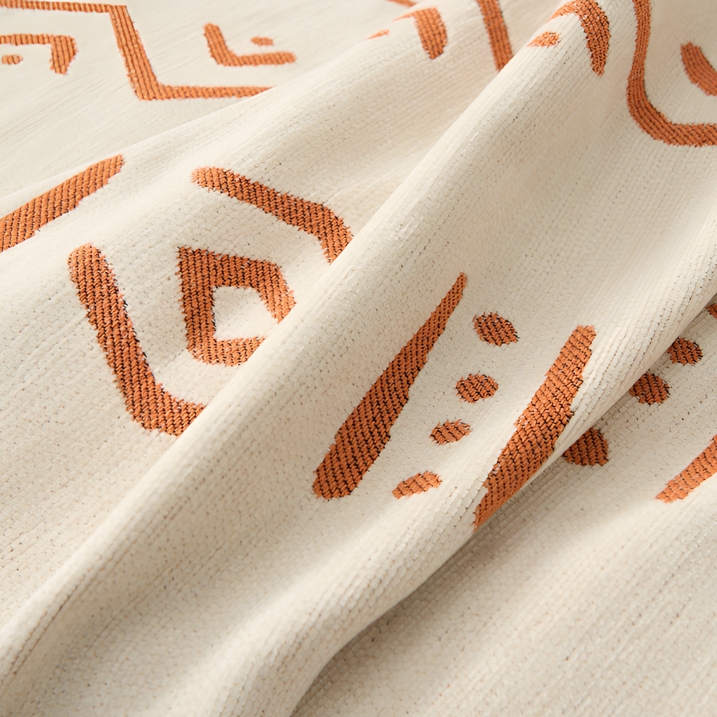 Manta Decorativa con Flecos - Cubresofá Estilo Tribal