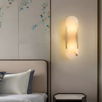 Aplique de Pared Alargado Minimalista - Alabastro