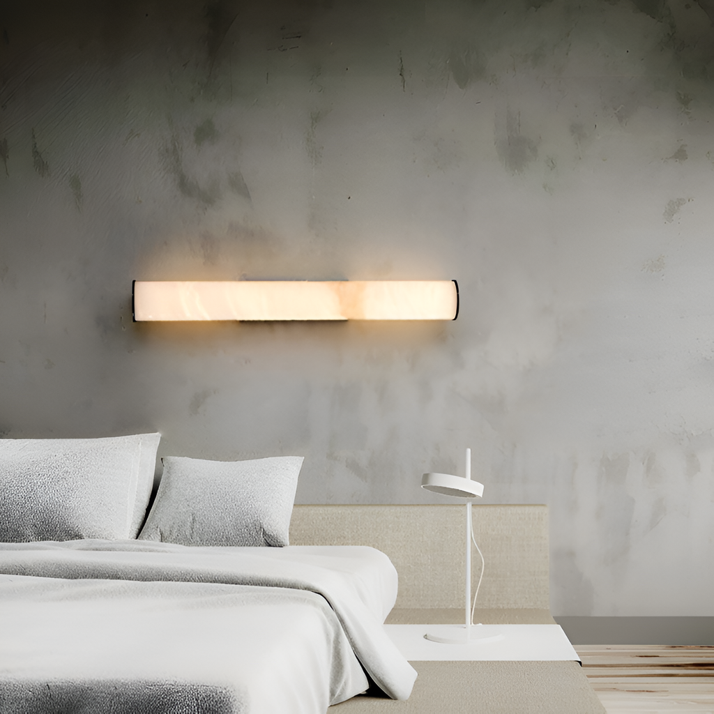 Aplique de Pared de Alabastro Minimalista - Lineal