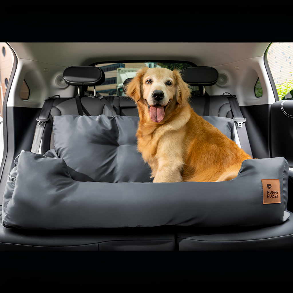 Cama de Coche para Perros de Cojín Sólido - Funcional