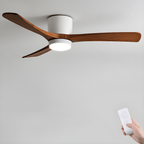 Ventilador De Techo Moderno De Madera - LED Integrado