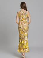 Vestido De Mujer De Manga Corta Bordado - Boda De Verano