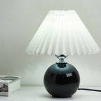Lámpara Mesa Cerámica Minimalista - Plisada