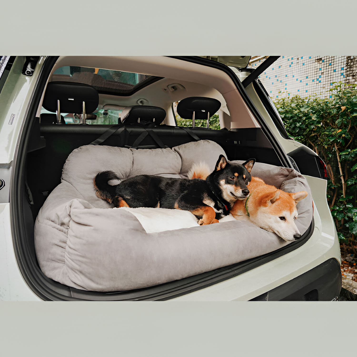 Cama de Coche para Perros de Cojín Sólido - Funcional