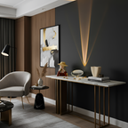 Lámpara Mesa Cristal Minimalista - Escultórica