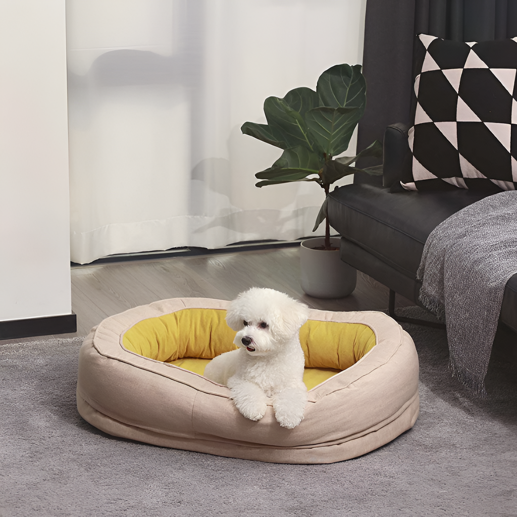 Cama Nido de Felpa para Mascotas - Relajante